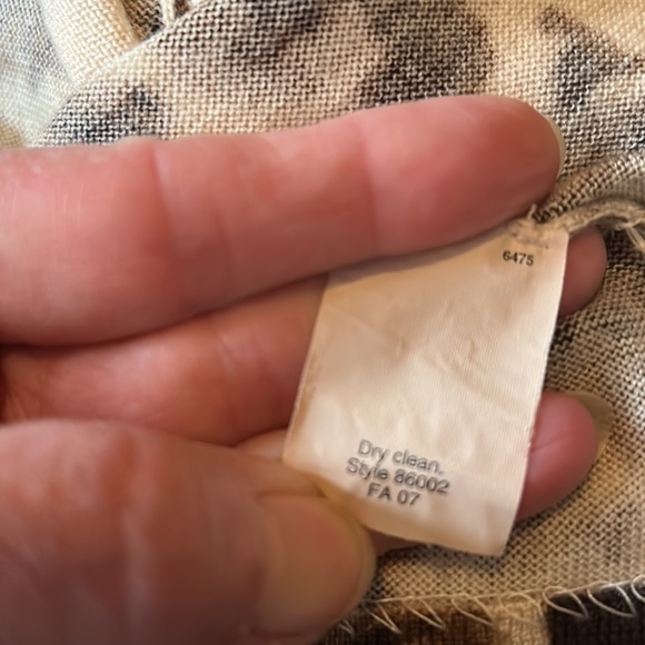 J Crew Chocolate Rosebuds Abstract Cardigan M - Picture 8 of 9